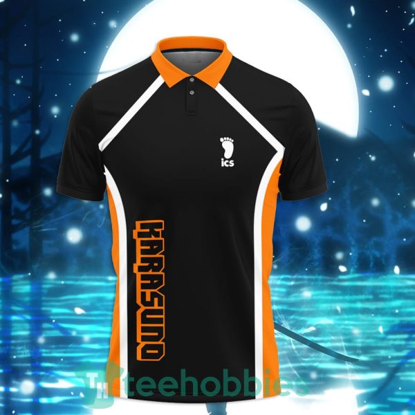karasuno haikyuu custom anime black polo shirt for men and women 2 PcGum 600x600px Karasuno Haikyuu Custom Anime Black Polo Shirt For Men And Women
