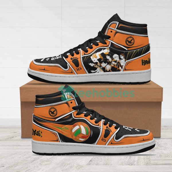 karasuno libero custom haikyuu anime air jordan hightop shoes 1 Htdxt 600x600px Karasuno Libero Custom Haikyuu Anime Air Jordan Hightop Shoes
