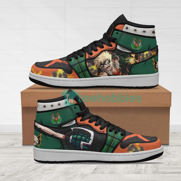 katsuki bakugo custom my hero academia anime air jordan hightop shoes 1 ZZVkH 600x600px Katsuki Bakugo Custom My Hero Academia Anime Air Jordan Hightop Shoes