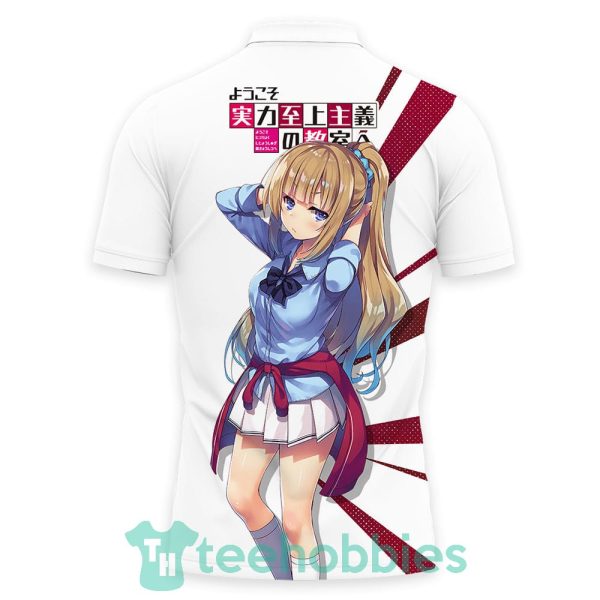 kei karuizawa classroom of the elite custom anime polo shirt for men and women 3 Cnle8 600x600px Kei Karuizawa Classroom of the Elite Custom Anime Polo Shirt For Men And Women
