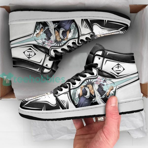 kenpachi zaraki sneakers custom bleach manga air jordan hightop shoes 4 Wm63E 600x600px Kenpachi Zaraki Sneakers Custom Bleach Manga Air Jordan Hightop Shoes