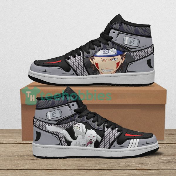 kiba inuzuka x akamaru shoes custom naruto anime air jordan hightop shoes 1 sP542 600x600px Kiba Inuzuka x Akamaru Shoes Custom Naruto Anime Air Jordan Hightop Shoes