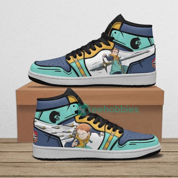 king custom the seven deadly sins anime air jordan hightop shoes 1 MBUGo 600x600px King Custom The Seven Deadly Sins Anime Air Jordan Hightop Shoes