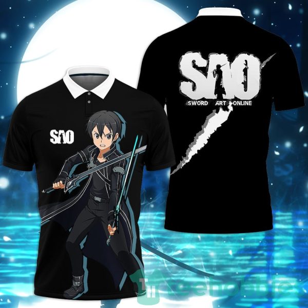 kirito sword art online custom anime polo shirt for men and women 1 uOWlh 600x600px Kirito Sword Art Online Custom Anime Polo Shirt For Men And Women