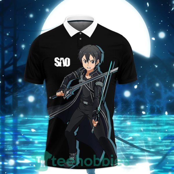 kirito sword art online custom anime polo shirt for men and women 2 JhK12 600x600px Kirito Sword Art Online Custom Anime Polo Shirt For Men And Women