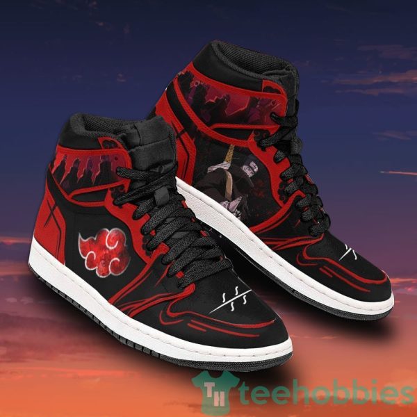 kisame akatsuki custom naruto anime air jordan hightop shoes 2 Y106M 600x600px Kisame Akatsuki Custom Naruto Anime Air Jordan Hightop Shoes