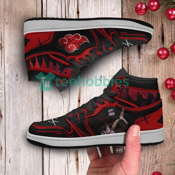 kisame akatsuki custom naruto anime air jordan hightop shoes 4 EsEea 600x600px Kisame Akatsuki Custom Naruto Anime Air Jordan Hightop Shoes