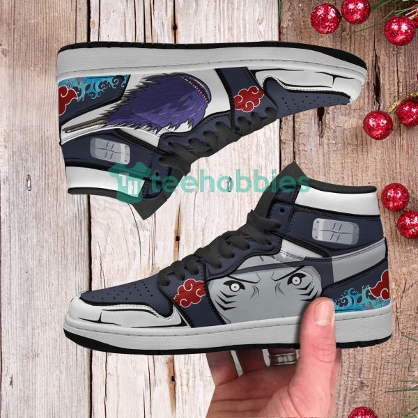 kisame samehada custom naruto anime air jordan hightop shoes 4 rglKf 600x600px Kisame Samehada Custom Naruto Anime Air Jordan Hightop Shoes