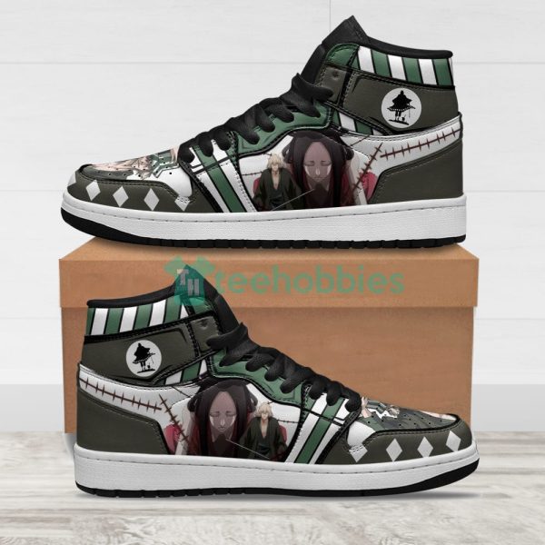 kisuke urahara bankai sneakers custom bleach manga air jordan hightop shoes 1 aOHLr 600x600px Kisuke Urahara Bankai Sneakers Custom Bleach Manga Air Jordan Hightop Shoes
