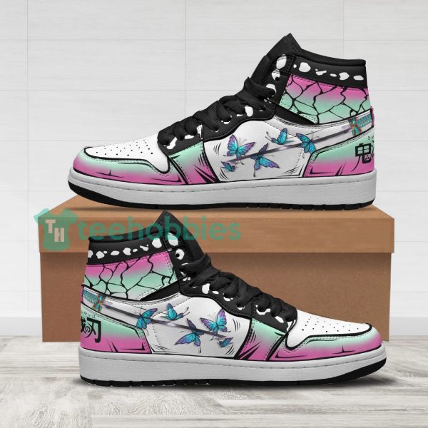 kochou shinobu fans demon slayer anime air jordan hightop shoes 1 KK19E 600x600px Kochou Shinobu Fans Demon Slayer Anime Air Jordan Hightop Shoes