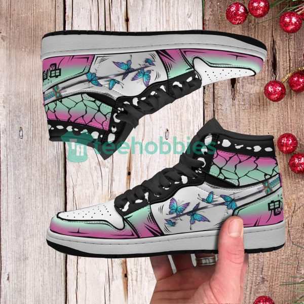 kochou shinobu fans demon slayer anime air jordan hightop shoes 4 91VBl 600x600px Kochou Shinobu Fans Demon Slayer Anime Air Jordan Hightop Shoes