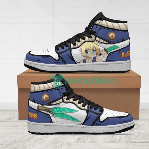kohaku anime custom dr. stone air jordan hightop shoes 1 rTOtj 600x600px Kohaku Anime Custom Dr. Stone Air Jordan Hightop Shoes