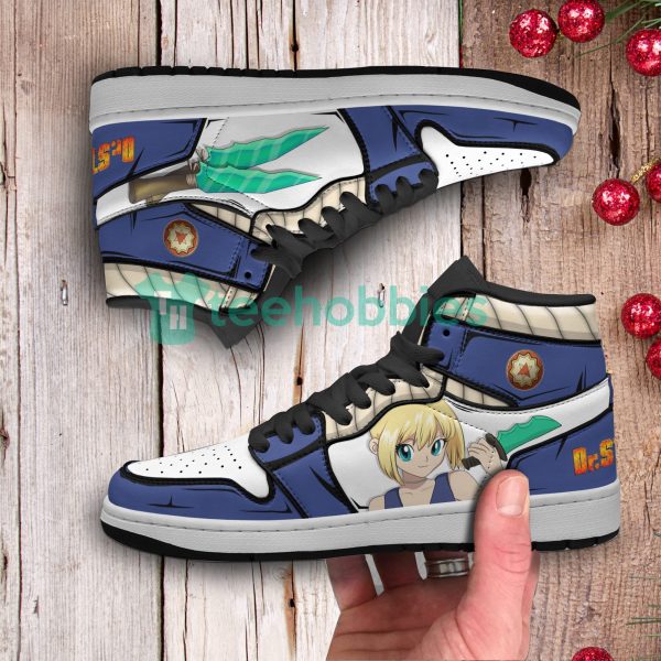 kohaku anime custom dr. stone air jordan hightop shoes 3 pZiGL 600x600px Kohaku Anime Custom Dr. Stone Air Jordan Hightop Shoes