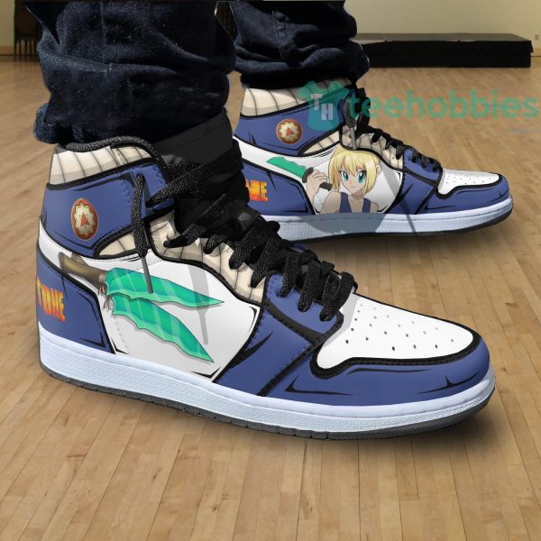 kohaku anime custom dr. stone air jordan hightop shoes 4 wvBAN 600x600px Kohaku Anime Custom Dr. Stone Air Jordan Hightop Shoes