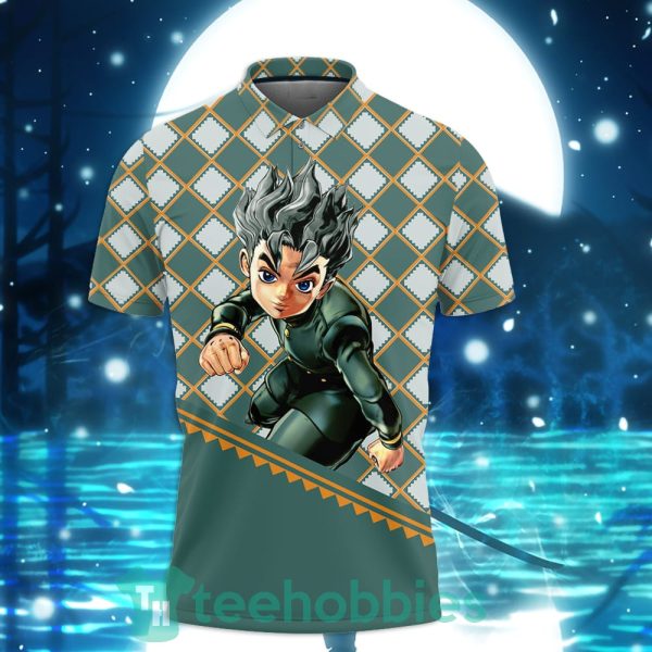 koichi hirose jjba custom anime polo shirt for men and women 2 kaiHZ 600x600px Koichi Hirose JJBA Custom Anime Polo Shirt For Men And Women