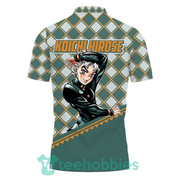 koichi hirose jjba custom anime polo shirt for men and women 3 jZe5H 600x600px Koichi Hirose JJBA Custom Anime Polo Shirt For Men And Women