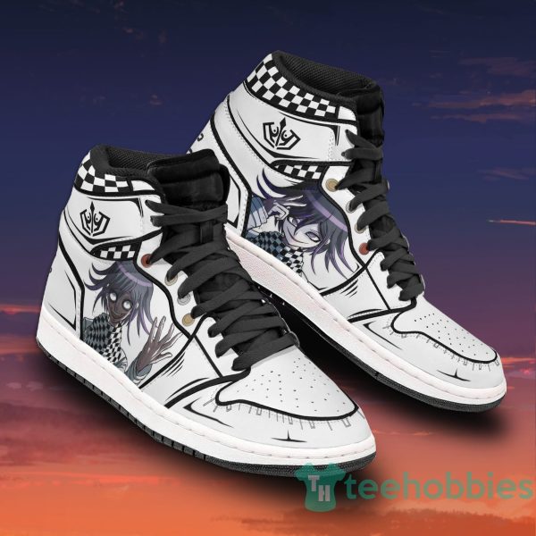 kokichi oma anime custom danganronpa air jordan hightop shoes 2 6luJ1 600x600px Kokichi Oma Anime Custom Danganronpa Air Jordan Hightop Shoes