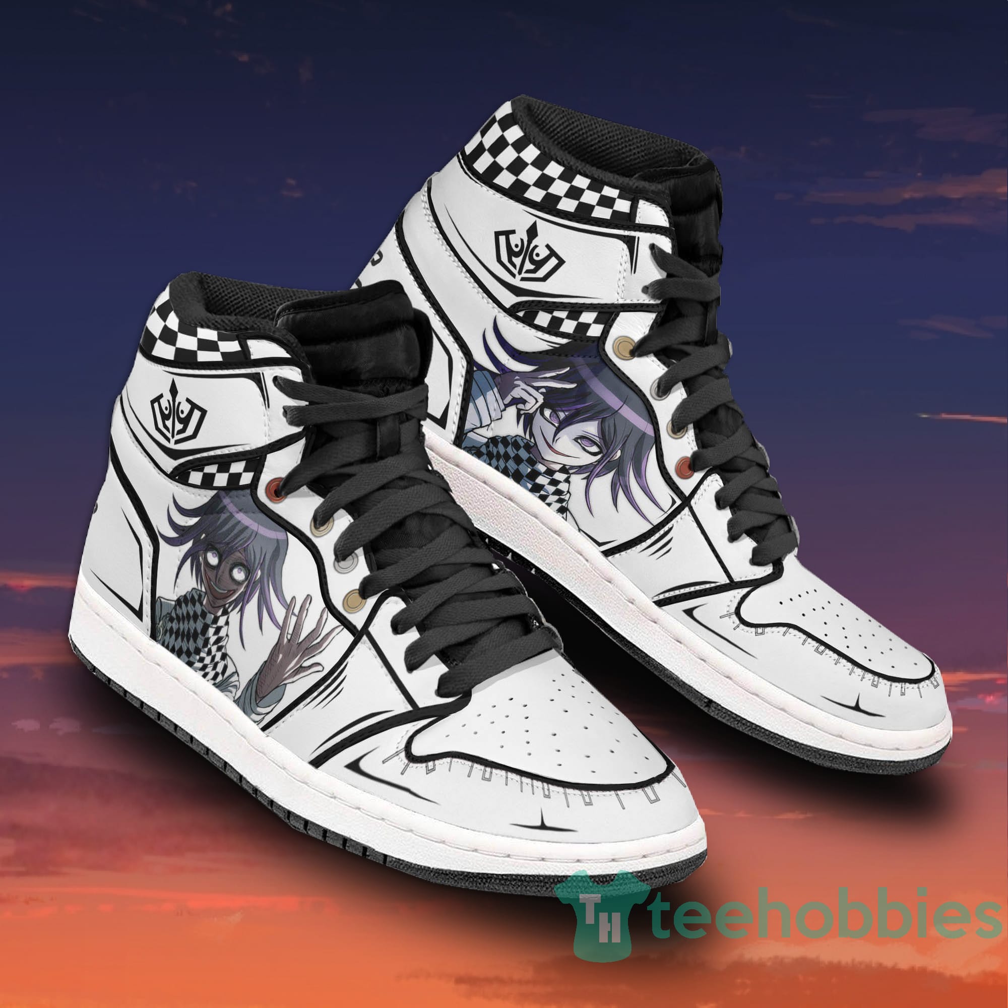 Kokichi Oma Anime Custom Danganronpa Air Jordan Hightop Shoes