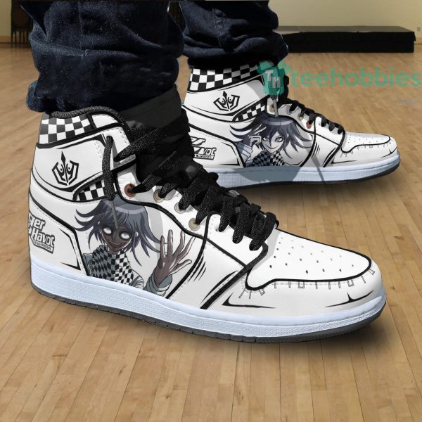 kokichi oma anime custom danganronpa air jordan hightop shoes 4 OiEag 600x600px Kokichi Oma Anime Custom Danganronpa Air Jordan Hightop Shoes