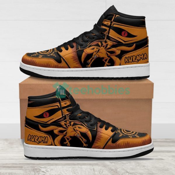 kurama sneakers custom naruto anime air jordan hightop shoes gift idea for otaku 1 UGDoe 600x600px Kurama Sneakers Custom Naruto Anime Air Jordan Hightop Shoes Gift Idea for Otaku