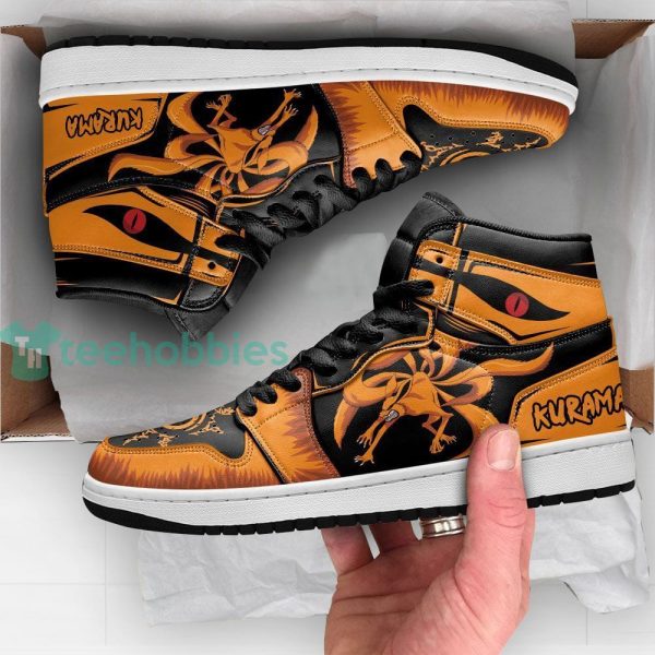 kurama sneakers custom naruto anime air jordan hightop shoes gift idea for otaku 4 cVOXt 600x600px Kurama Sneakers Custom Naruto Anime Air Jordan Hightop Shoes Gift Idea for Otaku