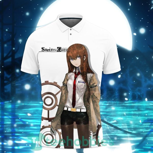 kurisu makise steins gate custom anime polo shirt for men and women 2 NuUu1 600x600px Kurisu Makise Steins Gate Custom Anime Polo Shirt For Men And Women