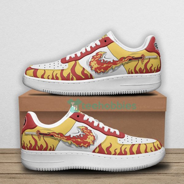 kyojuro rengoku custom demon slayer anime for fans air force shoes 1 vrl3r 600x600px Kyojuro Rengoku Custom Demon Slayer Anime For Fans Air Force Shoes