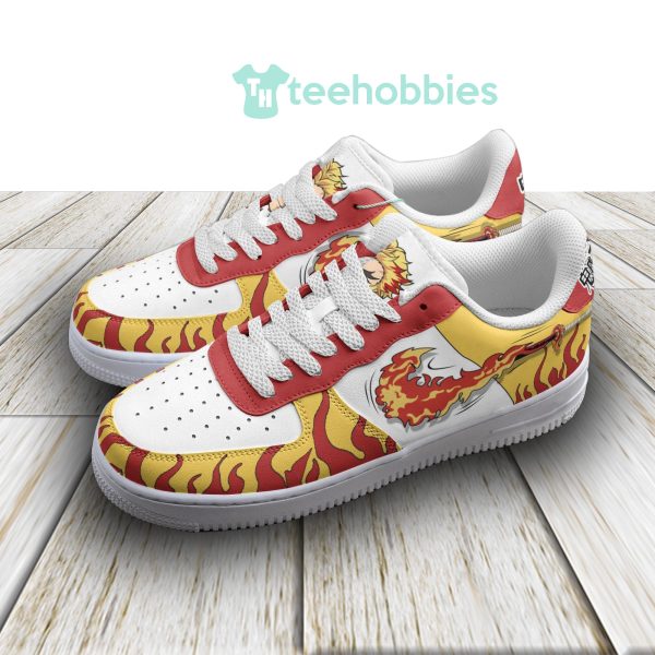 kyojuro rengoku custom demon slayer anime for fans air force shoes 3 3zLuK 600x600px Kyojuro Rengoku Custom Demon Slayer Anime For Fans Air Force Shoes