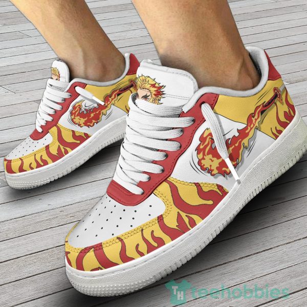 kyojuro rengoku custom demon slayer anime for fans air force shoes 4 m4YBr 600x600px Kyojuro Rengoku Custom Demon Slayer Anime For Fans Air Force Shoes