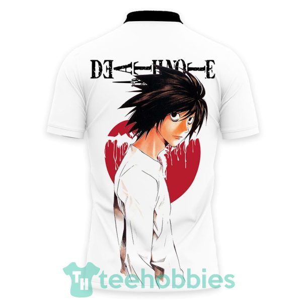 l lawliet d note custom anime polo shirt for men and women 3 W8It2 600x600px L Lawliet D note Custom Anime Polo Shirt For Men And Women