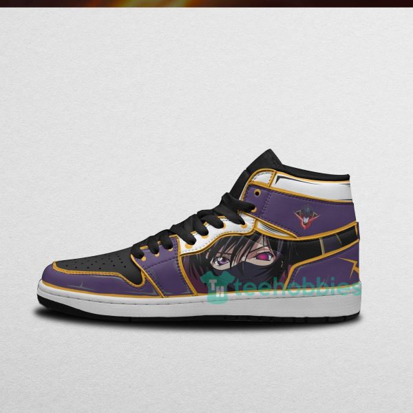 lelouch vi britannia custom code geass anime air jordan hightop shoes 2 i0ESL 600x600px Lelouch vi Britannia Custom Code Geass Anime Air Jordan Hightop Shoes