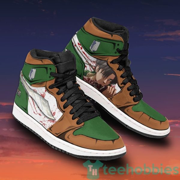 levi ackerman anime custom attack on titan air jordan hightop shoes 2 qj6LU 600x600px Levi Ackerman Anime Custom Attack On Titan Air Jordan Hightop Shoes