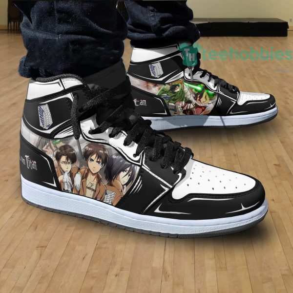 levi ackerman team anime attack on titan air jordan hightop shoes 4 bnsZx 600x600px Levi Ackerman Team Anime Attack On Titan Air Jordan Hightop Shoes