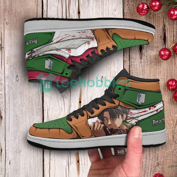 levi x mikasa anime custom attack on titan air jordan hightop shoes 3 MVBlv 600x600px Levi x Mikasa Anime Custom Attack On Titan Air Jordan Hightop Shoes