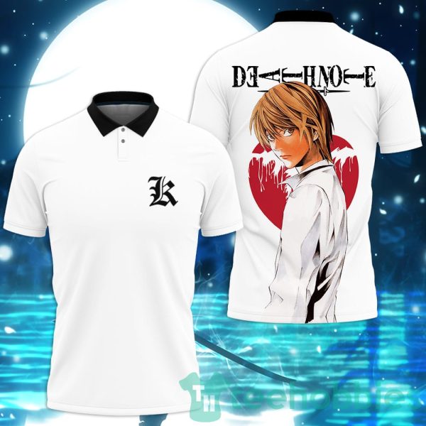 light yagami d note custom anime polo shirt for men and women 1 zXZiQ 600x600px Light Yagami D note Custom Anime Polo Shirt For Men And Women