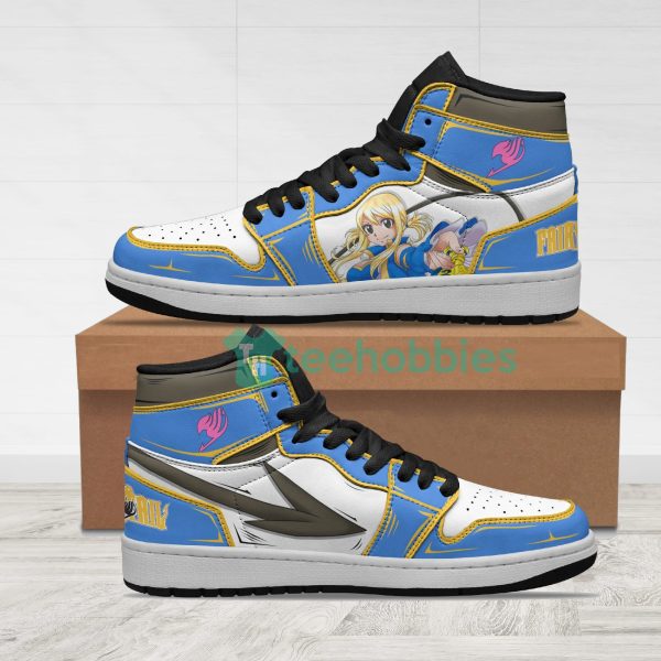 lucy heartfilia anime custom fairy tail air jordan hightop shoes 1 yKHEX 600x600px Lucy Heartfilia Anime Custom Fairy Tail Air Jordan Hightop Shoes