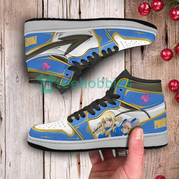 lucy heartfilia anime custom fairy tail air jordan hightop shoes 3 L4hF4 600x600px Lucy Heartfilia Anime Custom Fairy Tail Air Jordan Hightop Shoes