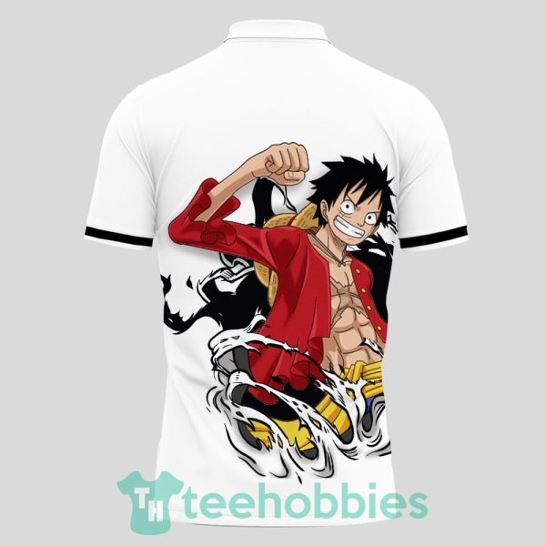 Luffy Gear 4 Polo Shirt Custom Anime One Piece For Anime Fans