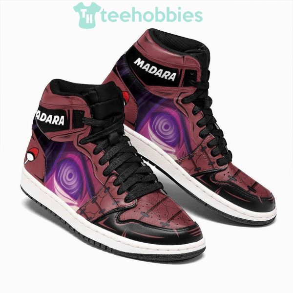 madara rinnegan eye sneakers naruto anime custom air jordan hightop shoes 2 pg2bT 600x600px Madara Rinnegan Eye Sneakers Naruto Anime Custom Air Jordan Hightop Shoes