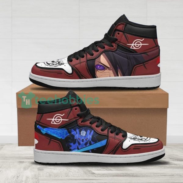 madara uchiha custom naruto anime air jordan hightop shoes 1 sXKRW 600x600px Madara Uchiha Custom Naruto Anime Air Jordan Hightop Shoes