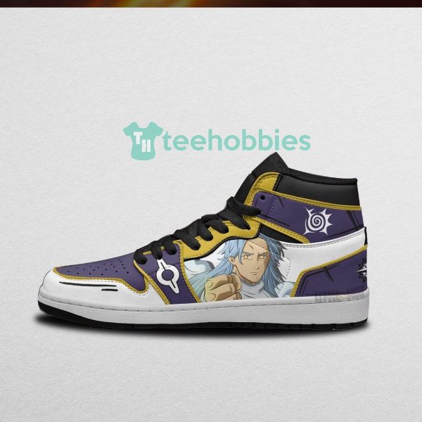 mael custom the seven deadly sins anime air jordan hightop shoes 3 5fLHR 600x600px Mael Custom The Seven Deadly Sins Anime Air Jordan Hightop Shoes