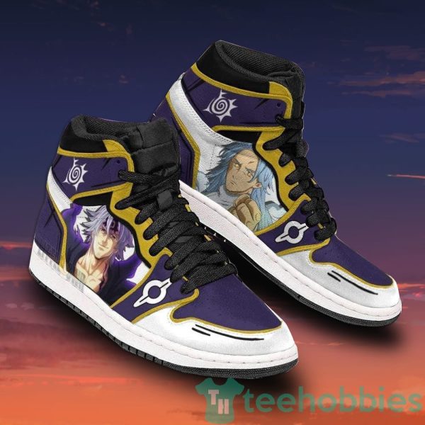 mael custom the seven deadly sins anime air jordan hightop shoes 4 tIcX5 600x600px Mael Custom The Seven Deadly Sins Anime Air Jordan Hightop Shoes