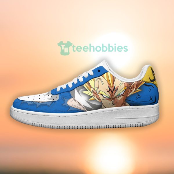 majin vegeta custom dragon ball anime for fans blue air force shoes 4 Namrq 600x600px Majin Vegeta Custom Dragon Ball Anime For Fans Blue Air Force Shoes
