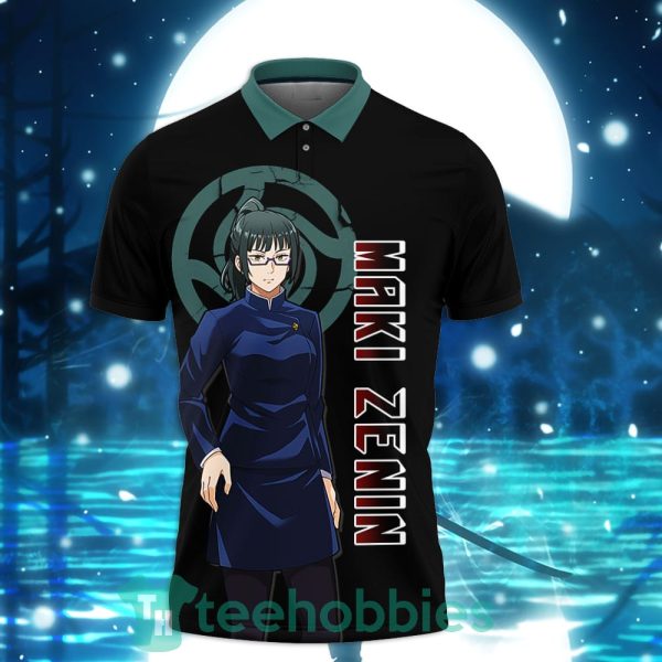 maki zenin jujutsu kaisen custom anime polo shirt for men and women 2 8GZCo 600x600px Maki Zenin Jujutsu Kaisen Custom Anime Polo Shirt For Men And Women