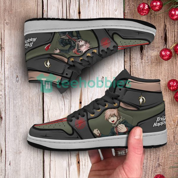 makoto naegi anime custom danganronpa air jordan hightop shoes 3 fit5u 600x600px Makoto Naegi Anime Custom Danganronpa Air Jordan Hightop Shoes