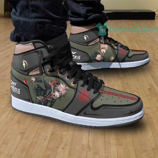 makoto naegi anime custom danganronpa air jordan hightop shoes 4 jPOgl 600x600px Makoto Naegi Anime Custom Danganronpa Air Jordan Hightop Shoes