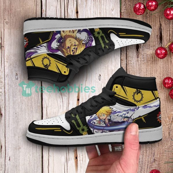 meliodas custom the seven deadly sins anime air jordan hightop shoes 2 lA5Ku 600x600px Meliodas Custom The Seven Deadly Sins Anime Air Jordan Hightop Shoes