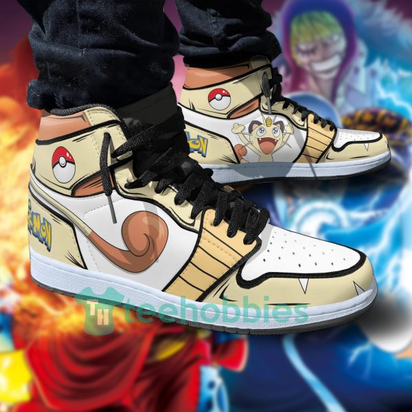 meowth fans custom pokemon anime air jordan hightop shoes 4 SNup5 600x600px Meowth Fans Custom Pokemon Anime Air Jordan Hightop Shoes