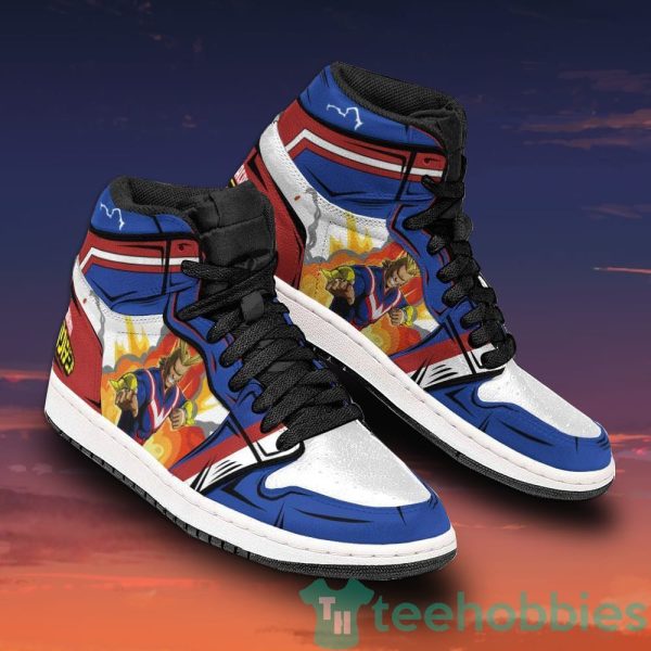 mha all might custom my hero academia anime air jordan hightop shoes 2 3KYct 600x600px MHA All Might Custom My Hero Academia Anime Air Jordan Hightop Shoes