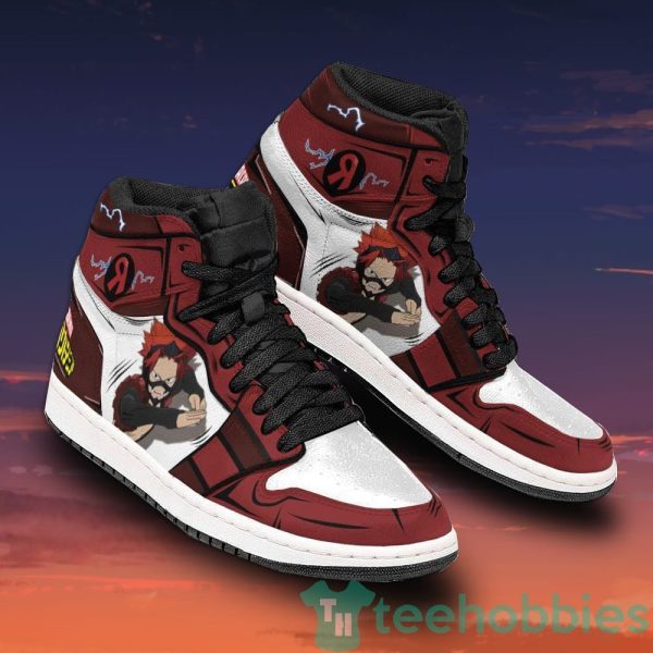 mha eijiro kirishima custom my hero academia anime air jordan hightop shoes 2 qa34c 600x600px MHA Eijiro Kirishima Custom My Hero Academia Anime Air Jordan Hightop Shoes